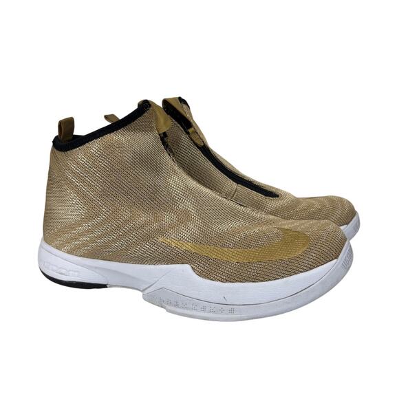 Nike Zoom Kobe Icon Metallic Gold Sneakers Shoes Men's 9 819858-700